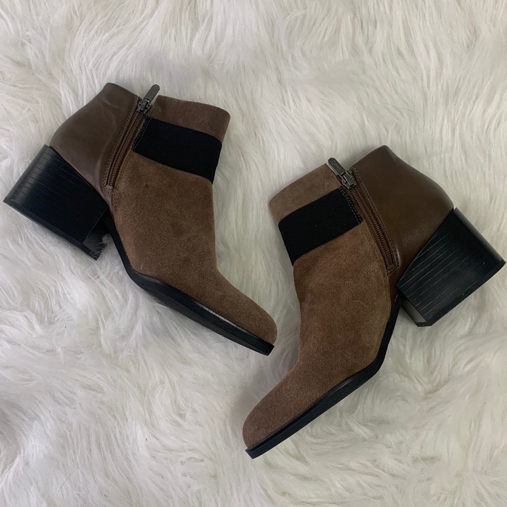 Circus by Sam Edelman Brown Suede Ankle Bootie 8.5